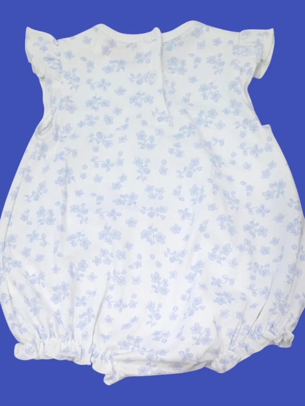 Baby Luigi Baby Girl's Floral Bubble Romper